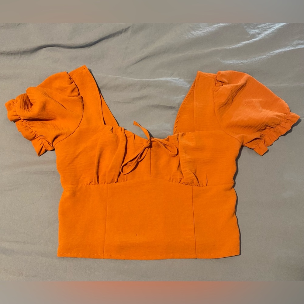 Burnt Orange Crop Top - UT Game Day